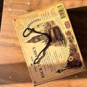 Vintage Heritage Carry Box with Twisted Cord Handles